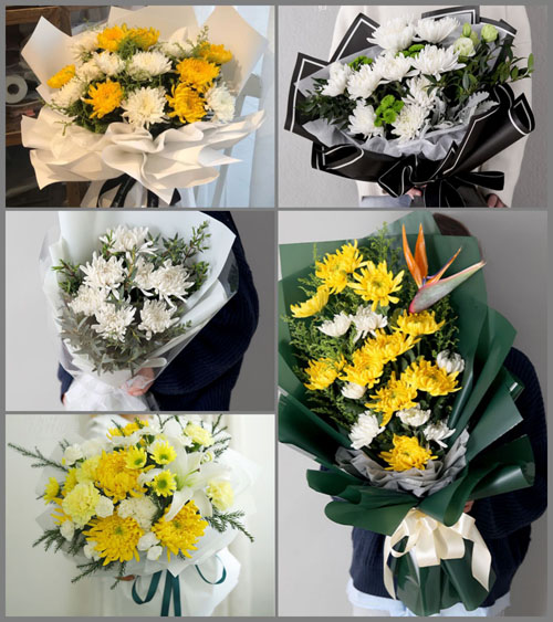 广东梅州市兴宁市宁新街道横新村白事花束代送